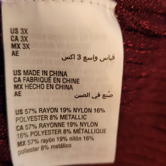 NWT Alfani Plus Women's V-Neck Ribbed Metallic Sweater - Picture 12 of 13